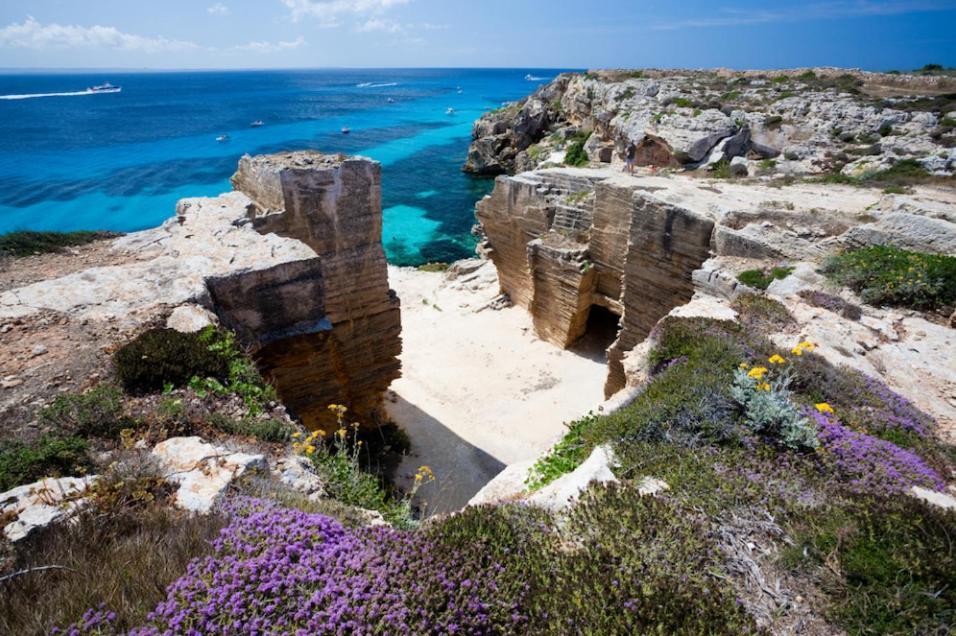 Resort Cala La Luna Фавиньяна Экстерьер фото